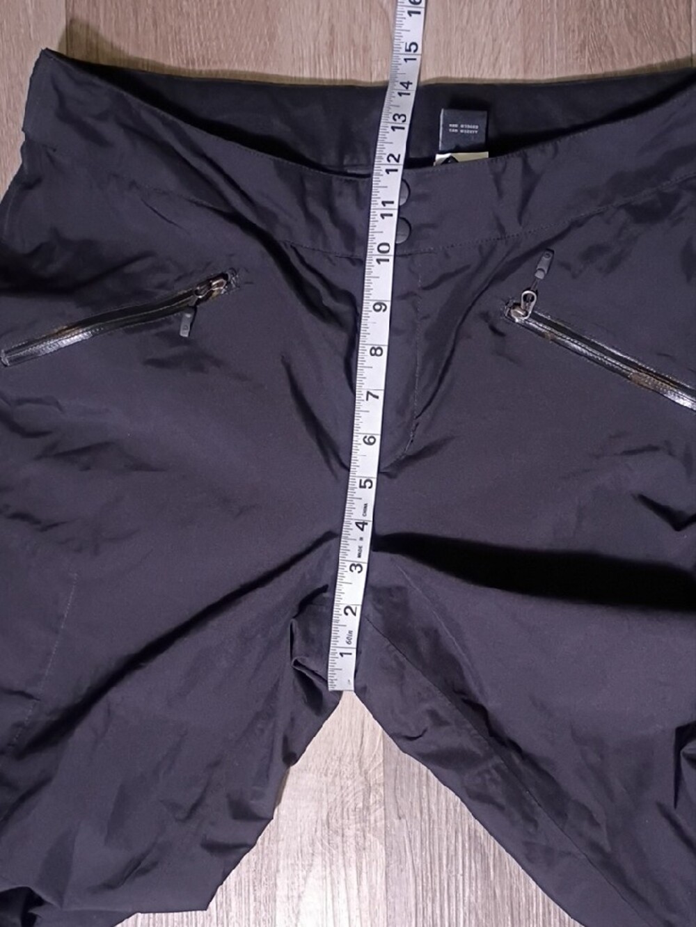 Marmot Black Cold And Rain Shell Pants with Logo Patch - Picture 6 of 14